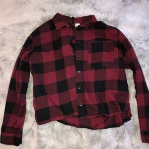 H&M plaid shirt 🌹
